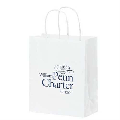 Main photo of White Kraft Twisted Paper Handle Shopper