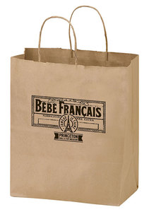 Photo of Natural Kraft Twisted Paper Handle Shopper