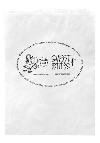 Photo of White Kraft Merchandise Bag