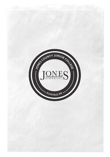Photo of White Kraft Merchandise Bag
