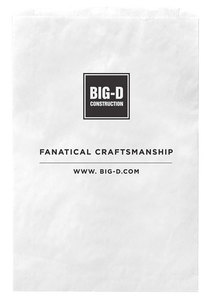 Photo of White Kraft Merchandise Bag