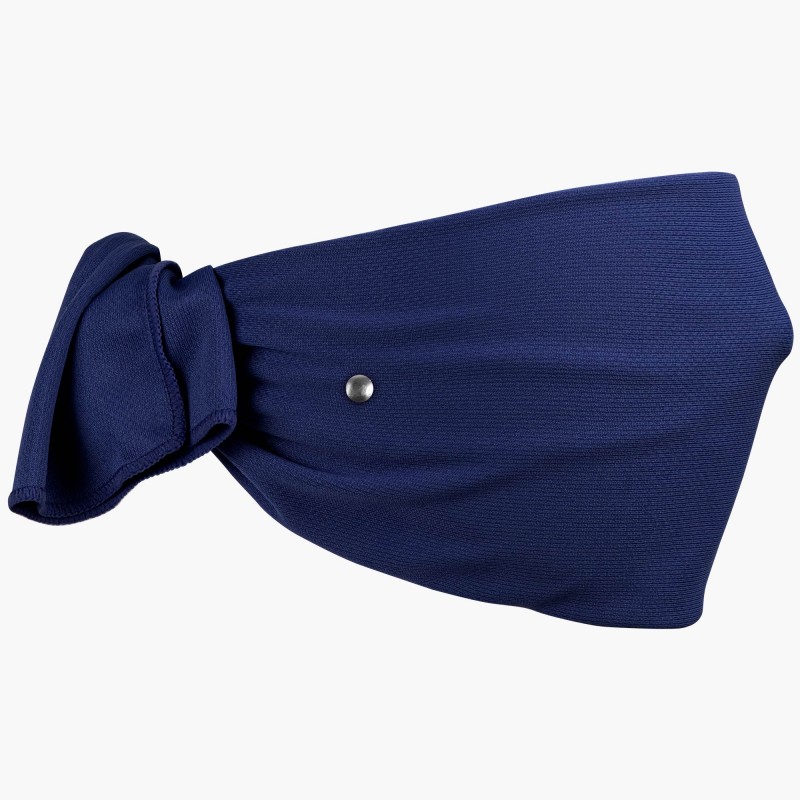 Navy Blue color option for Riveted Cooling Towel Tie Back Face Mask