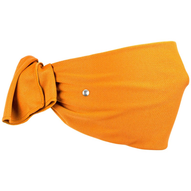 Orange color option for Riveted Cooling Towel Tie Back Face Mask