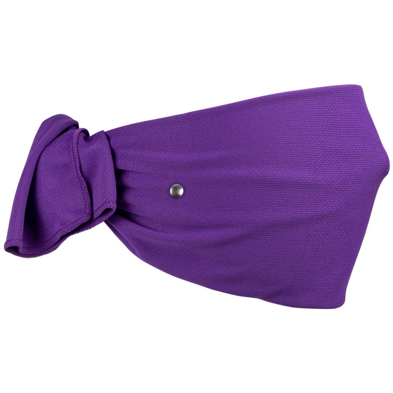 Purple color option for Riveted Cooling Towel Tie Back Face Mask
