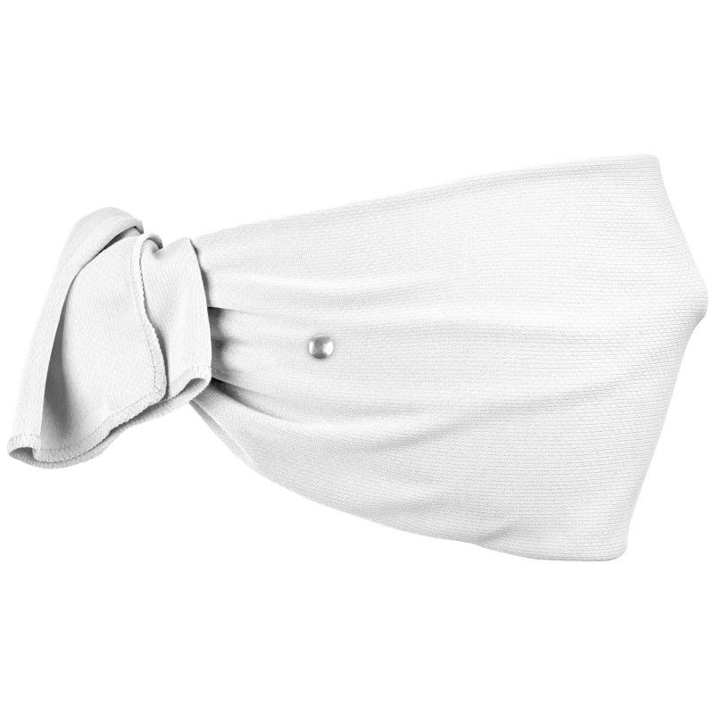 White color option for Riveted Cooling Towel Tie Back Face Mask