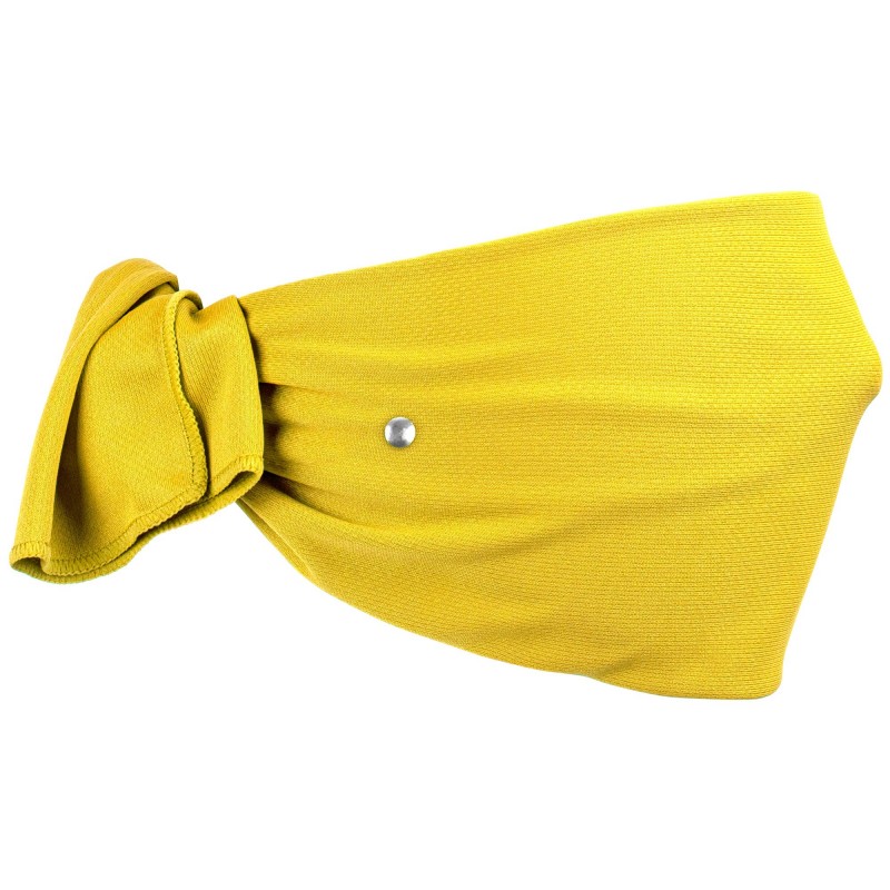 Yellow color option for Riveted Cooling Towel Tie Back Face Mask