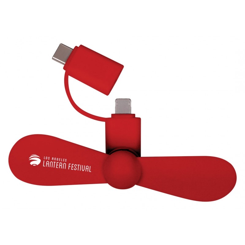 Red color option for Mini Usb Cellphone Fan