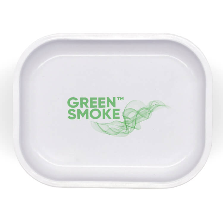Matte White color option for Small Custom Printed Rolling Tray – Quick Print