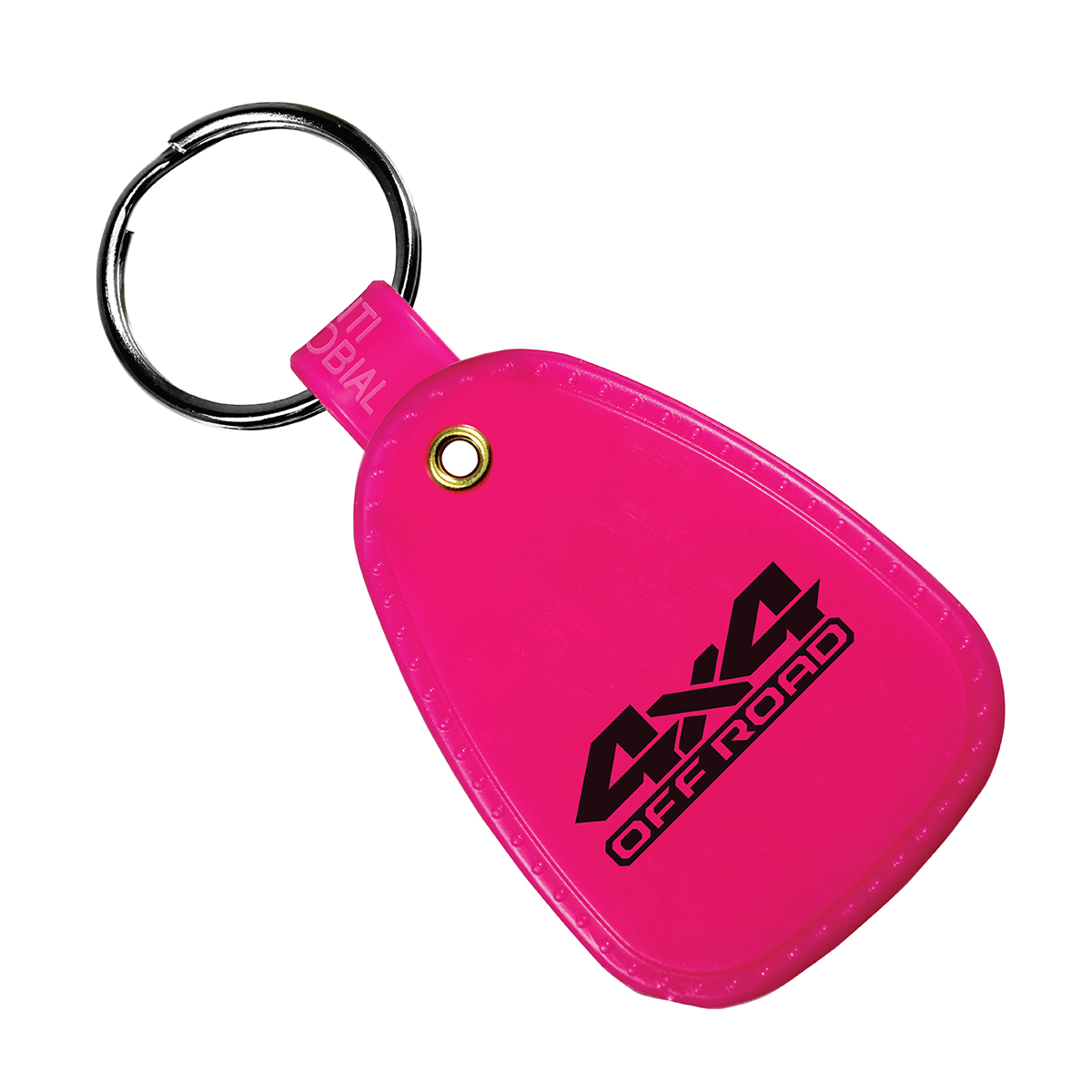 Neon Pink color option for Micro Halt Western Saddle Key Tag