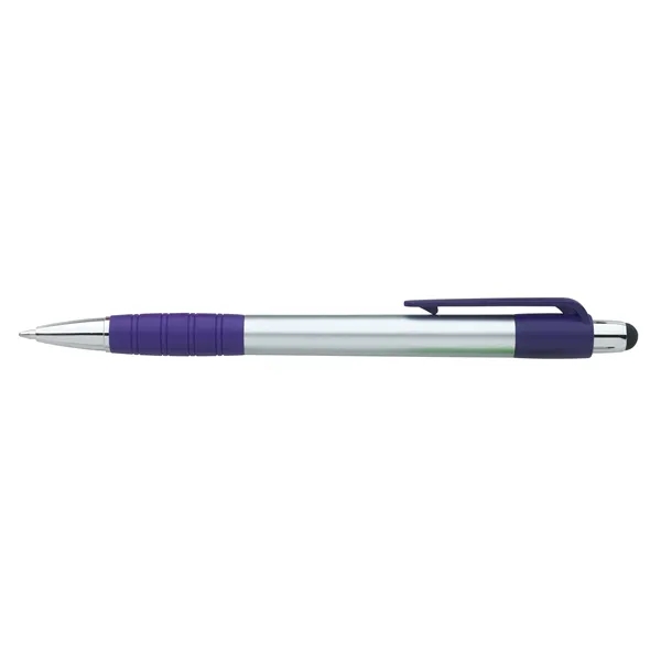 Purple/Black Ink color option for Silver Element Stylus Pen