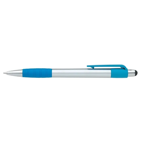 Turquoise/Black Ink color option for Silver Element Stylus Pen