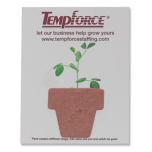 Photo of Mailer/Postcard With Seeded Paper Shape	