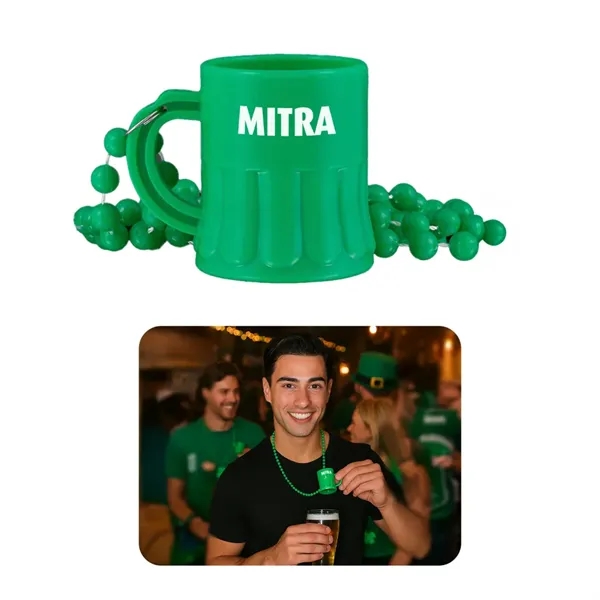 Green Kelly color option for 1oz Beer Mug Beads