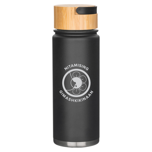 Photo of 20 Oz. Vacuum Insulated Bottle W/Bamboo Lid