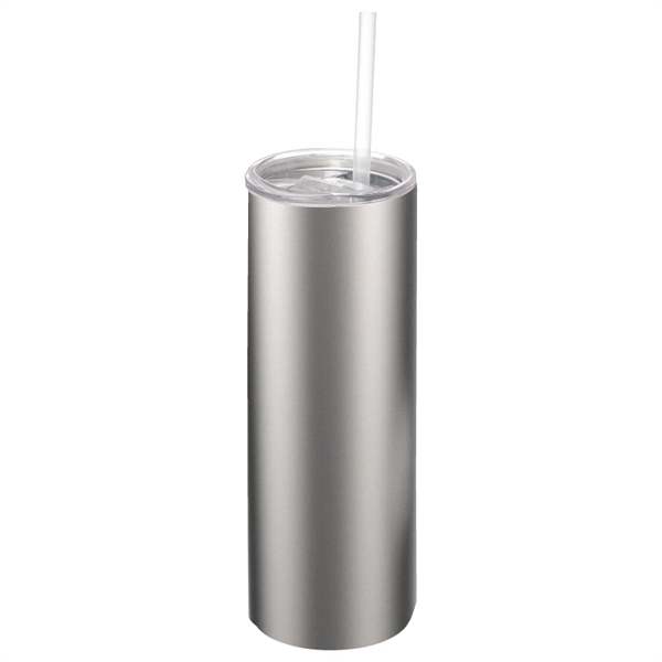Silver color option for Neptune Skinny 20 Oz. Stainless Steel Vacuum Insulated Tumbler