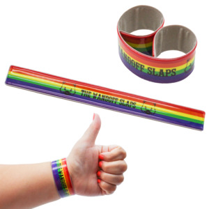 Photo of Rainbow Slap Bracelet