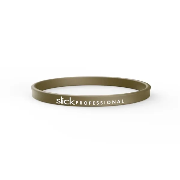 Gold Metallic color option for Silicone Wristband