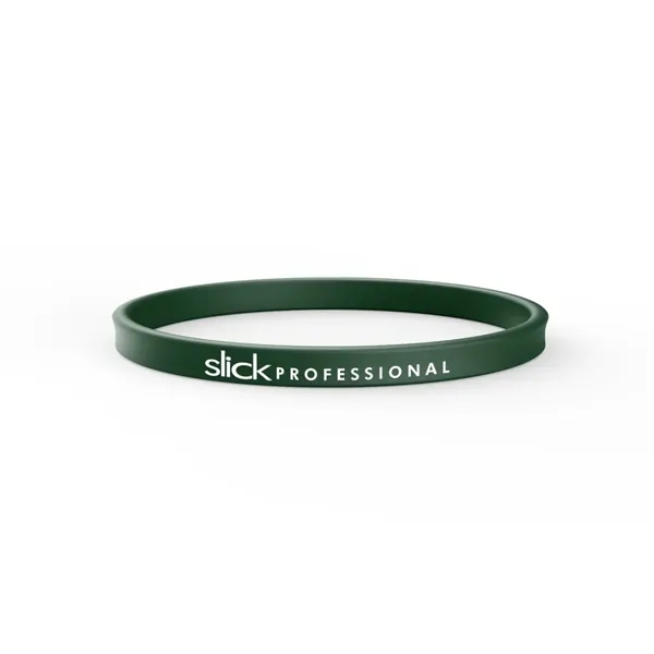 Green Dark color option for Silicone Wristband