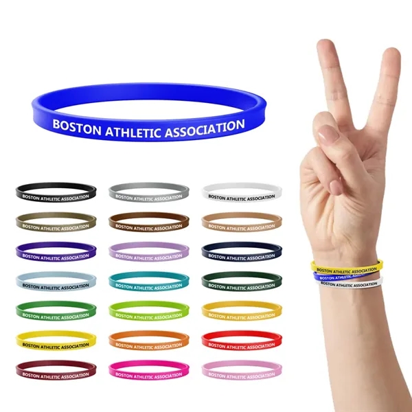 Group color option for Silicone Wristband