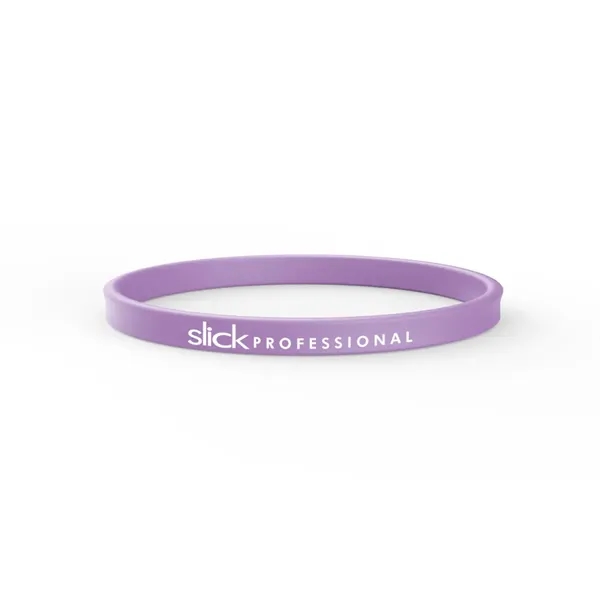 Lavendar color option for Silicone Wristband