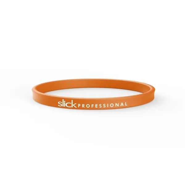 Orange color option for Silicone Wristband