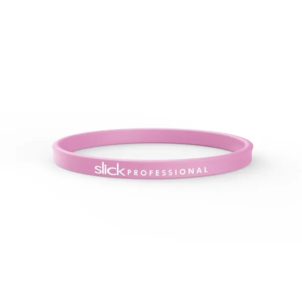 Pink Light color option for Silicone Wristband