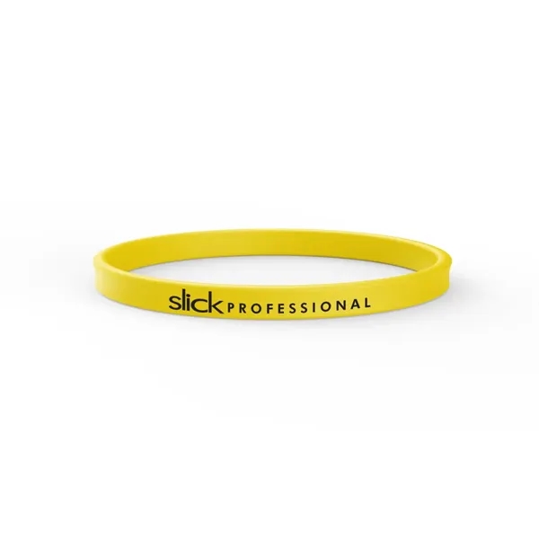 Yellow color option for Silicone Wristband