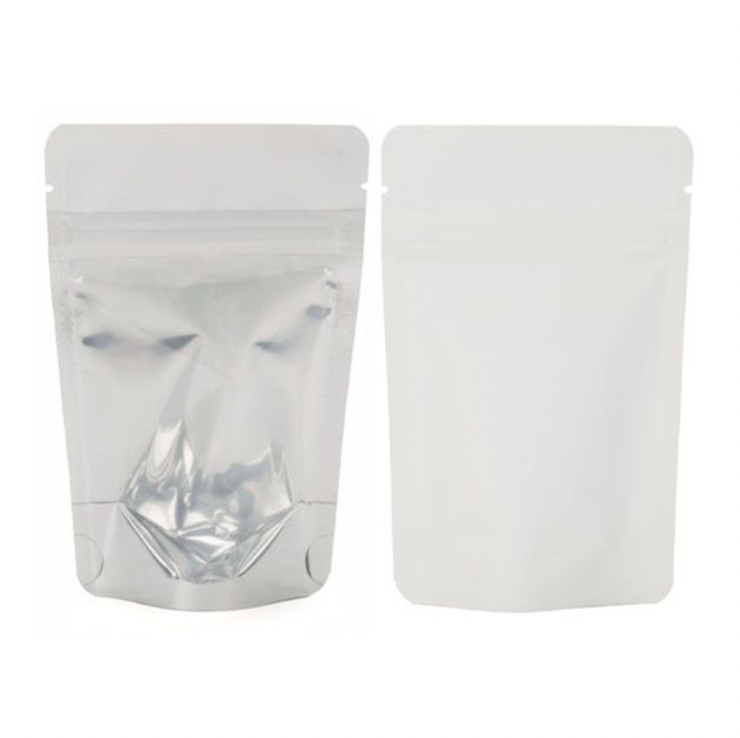 White/Clear color option for 1/8oz Smell Proof Bag