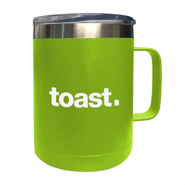 Green Lime color option for 14oz Camping Mug