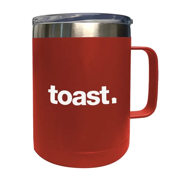 Red color option for 14oz Camping Mug