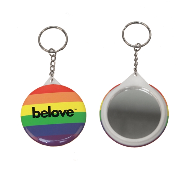Rainbow color option for Rainbow Mirror Keychain