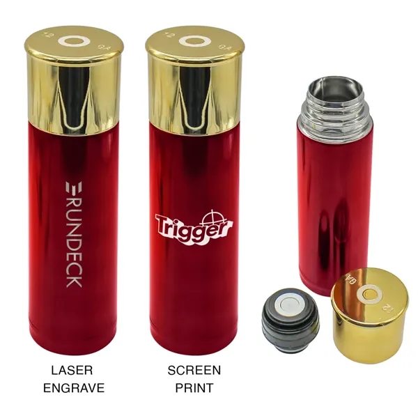 Red color option for Shot Gun Shell Thermos