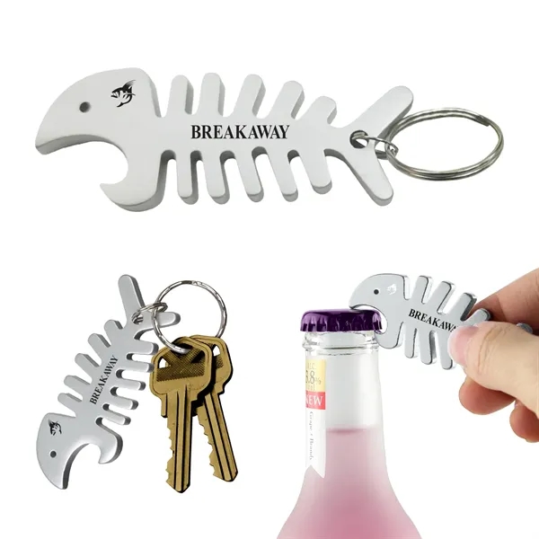 Silver color option for Fish Bone Bottle Opener