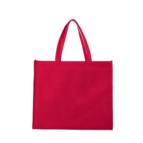 Lipstick Red color option for Laminated Non Woven Landscape Tote