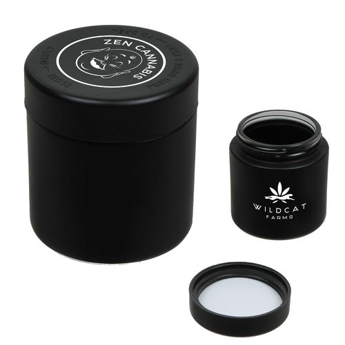 Photo of 3oz Matte Glass Jar