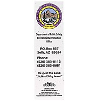 Seeded Paper Bookmark	