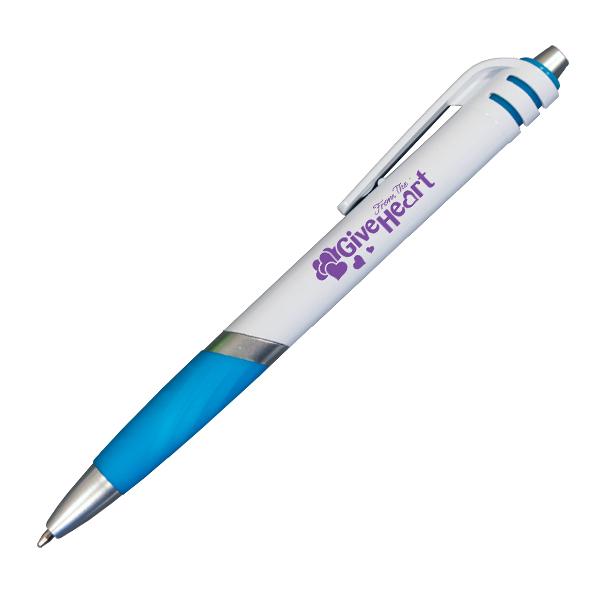 Bright Blue color option for Carnival Grip Pen