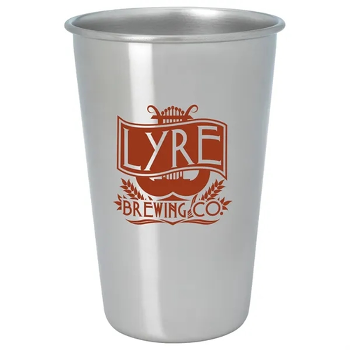 Main photo of Stainless Pint Glass   16 Oz.