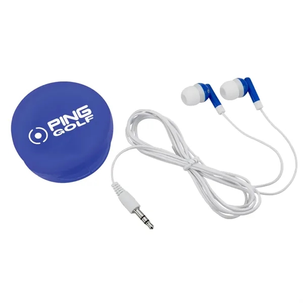 Blue Royal color option for Ear Buds Keychain
