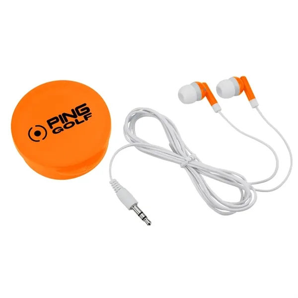 Orange color option for Ear Buds Keychain