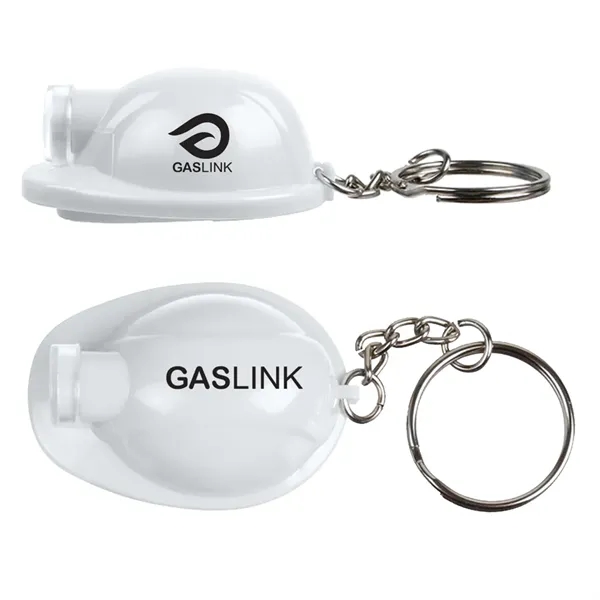 White color option for Hard Hat Led Keychain