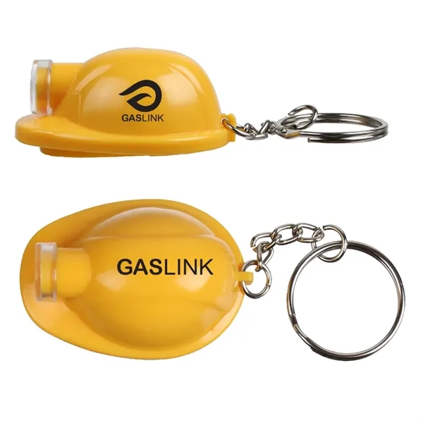 Yellow color option for Hard Hat Led Keychain