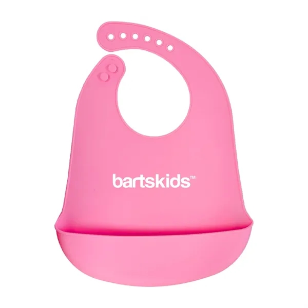 Pink Light color option for Silicone Baby Bib