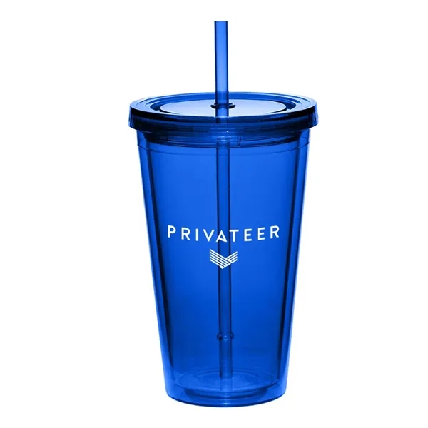 Blue Royal color option for 17oz Cup W/Straw