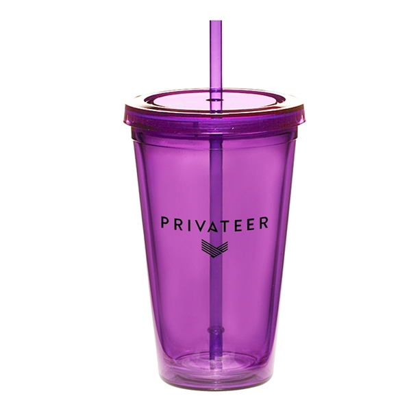 Purple color option for 17oz Cup W/Straw