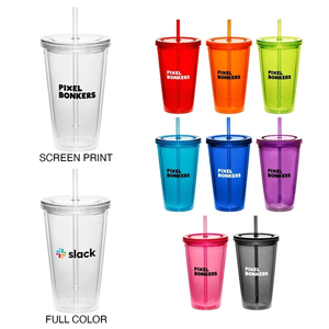 Photo of 17oz Cup W/Straw
