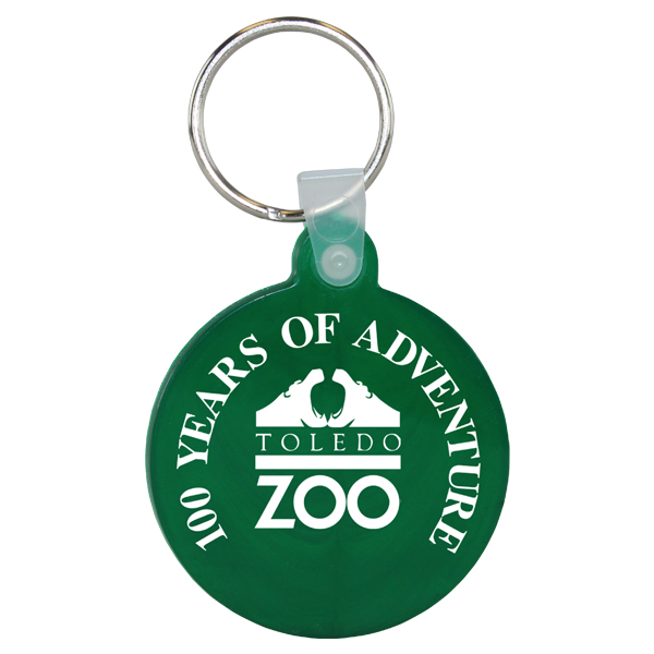 Translucent Green color option for Circle Key Fob