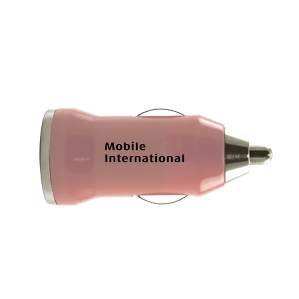 Pink Light color option for Usb Car Adapter