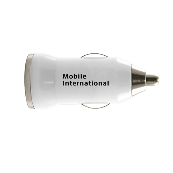 White color option for Usb Car Adapter