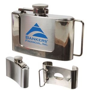 Photo of 3oz Belt Buckle Flask